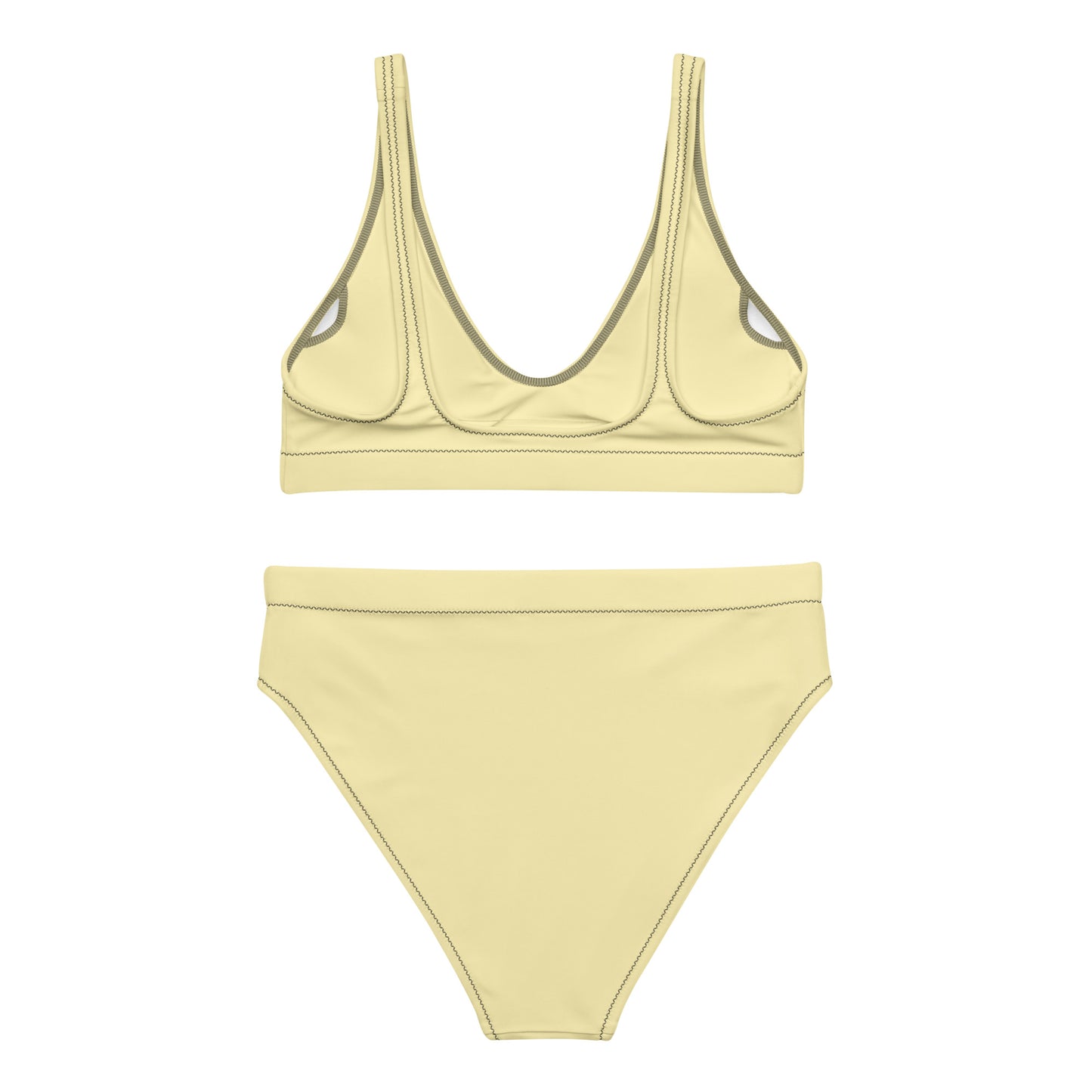 Women's High Waist RB Bikini - Banana Mist