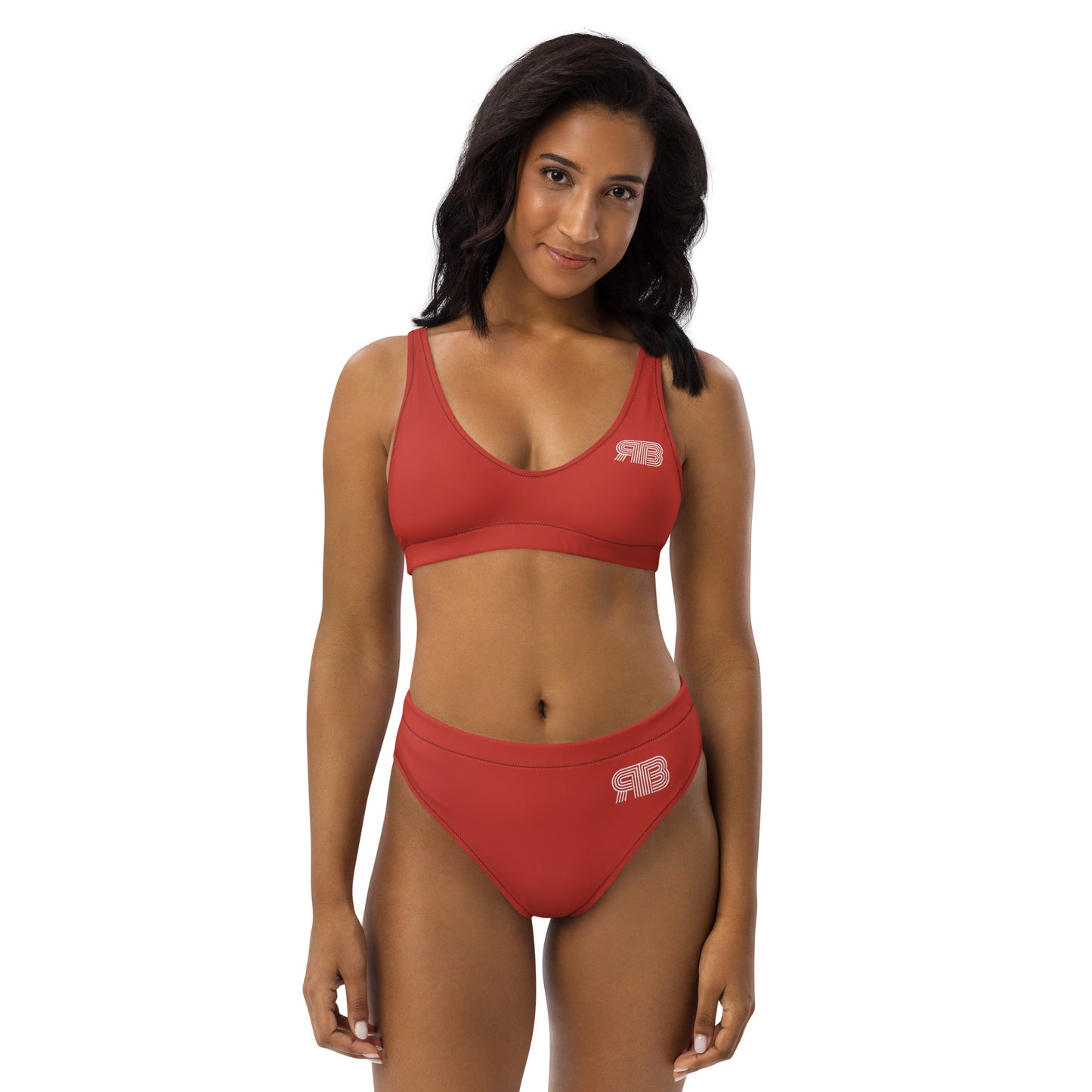 Women's Women's High Waist RB Bikini - Harley Davidson Red