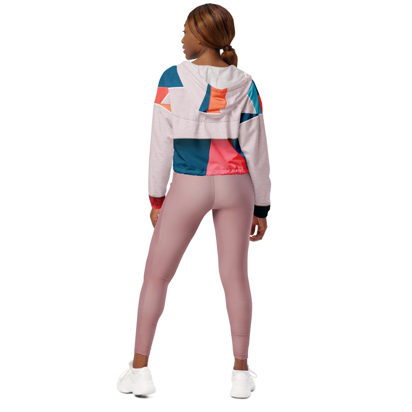 Official Members Stain Window Cropped Windbreaker (Women's)