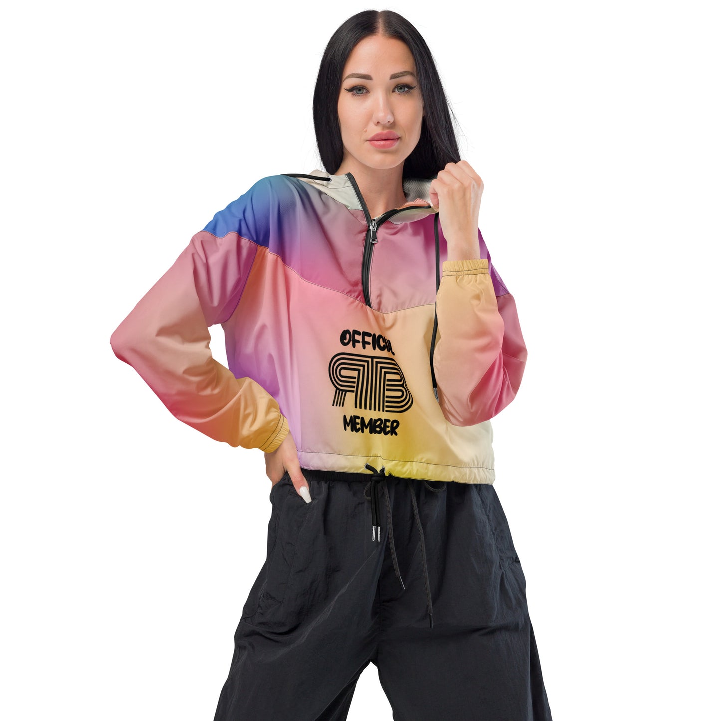 Official Members Candy Cropped Windbreaker (Women's)