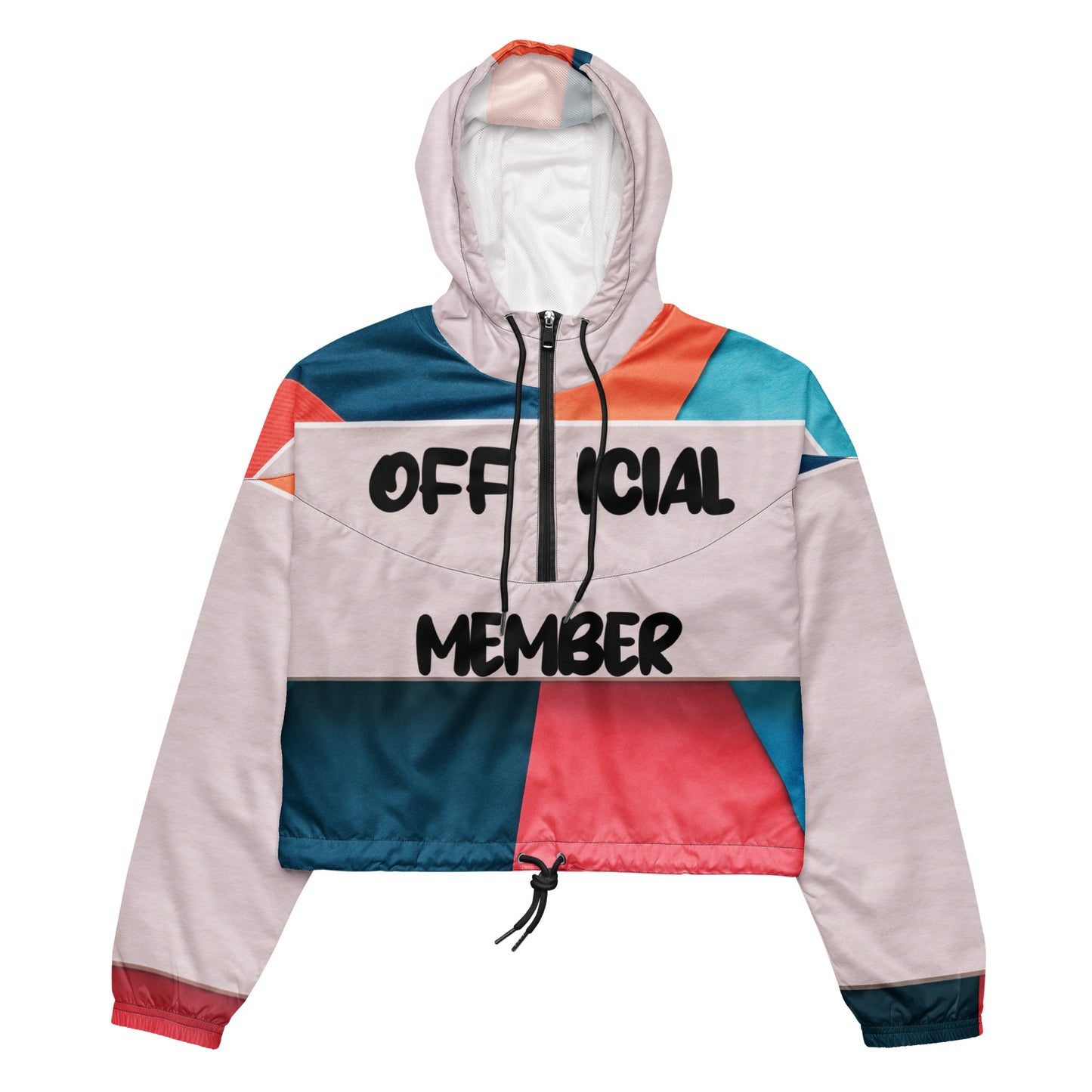 Official Members Stain Window Cropped Windbreaker (Women's)