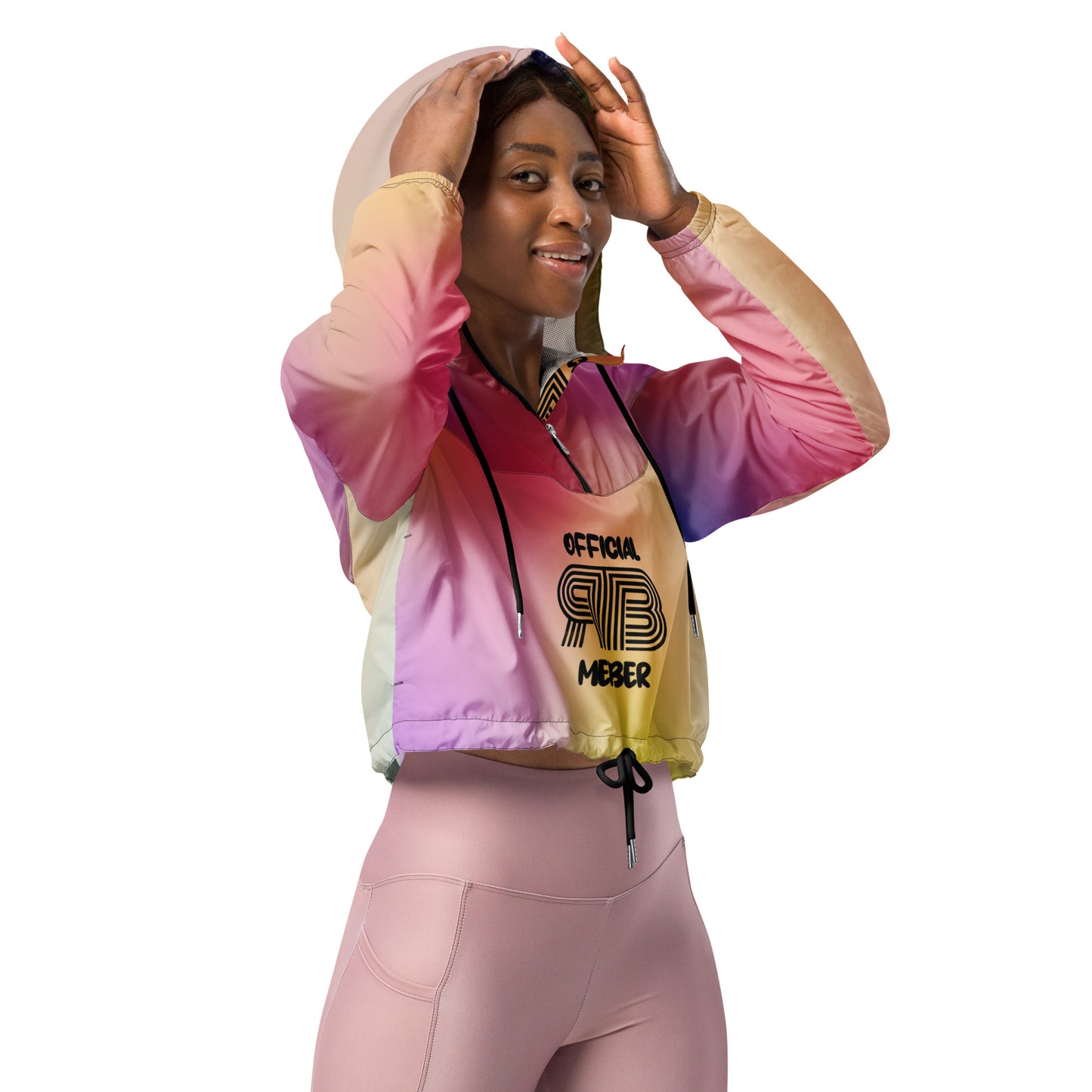 Official Members Candy Cropped Windbreaker (Women's)